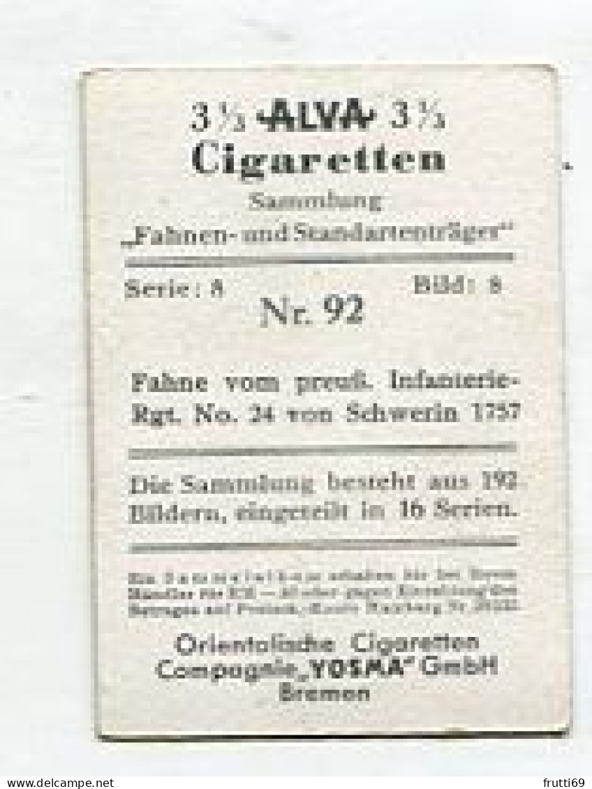 SB 03479 YOSMA - Bremen - Fahnen Und Standartenträger - Nr.92 Fahne Vom Preuß. Infanterie-Rgt. No.24 ... 1757 - Sonstige & Ohne Zuordnung