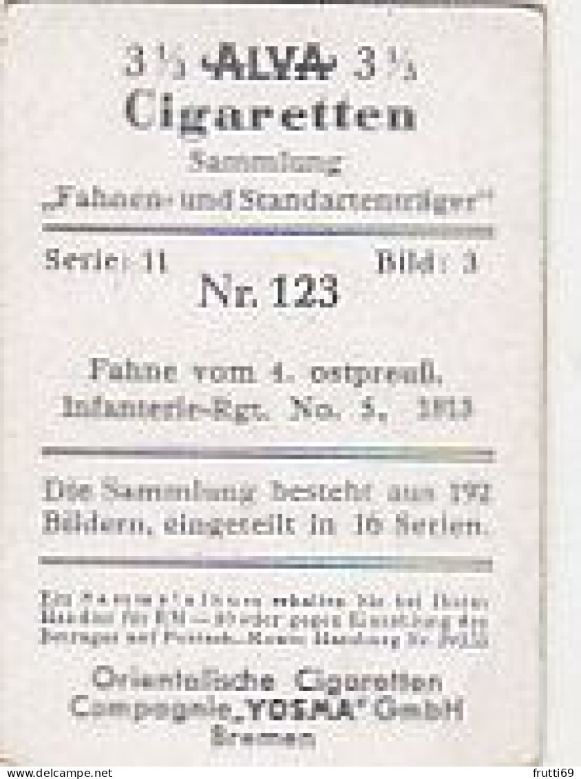 SB 03489 YOSMA - Bremen - Fahnen Und Standartenträger - Nr.123 Fahne Vom 4. Ostpreuß. Infanterie-Rgt. No.5  1813 - Altri & Non Classificati