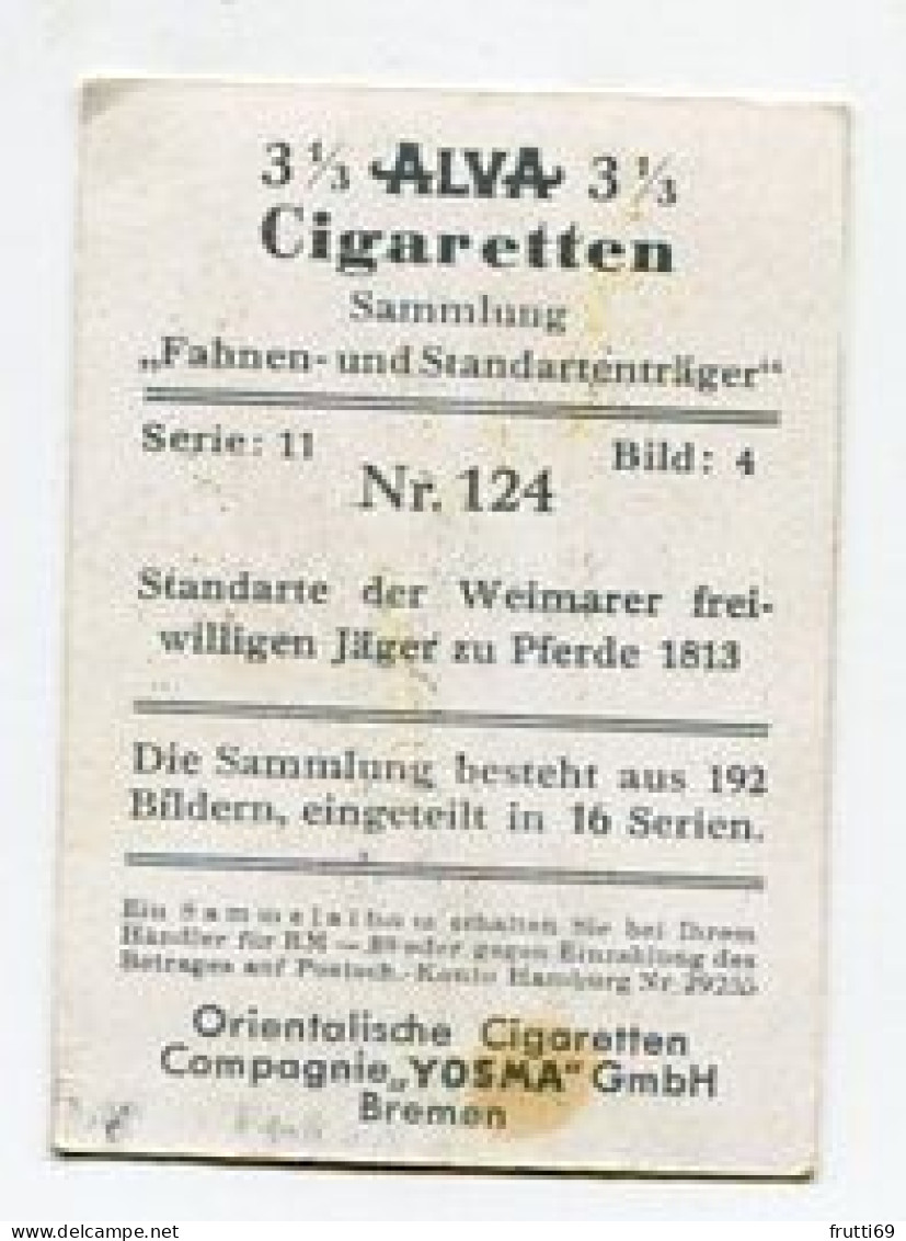 SB 03490 YOSMA - Bremen - Fahnen Und Standartenträger - Nr.124 Standarte Der Weimarer Freiwilligen Jäger Zu Pferde 1813 - Autres & Non Classés