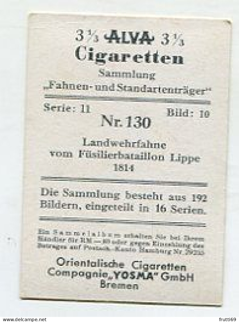 SB 03492 YOSMA - Bremen - Fahnen Und Standartenträger - Nr.130 Landwehrfahne Vom Füsilierbatallion Lippe 1814 - Andere & Zonder Classificatie