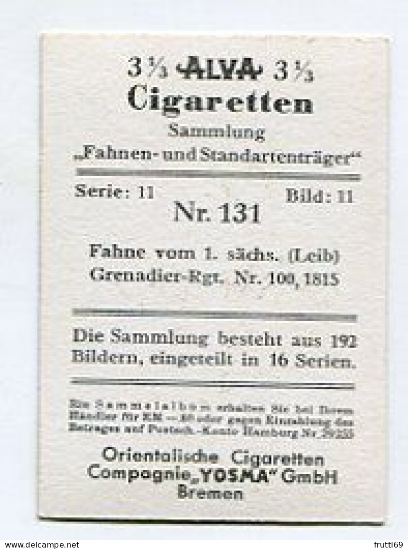 SB 03493 YOSMA - Bremen - Fahnen Und Standartenträger - Nr.131 Fahne Vom Sächs. (Leib) Grenadier-Rgt. 1815 - Other & Unclassified