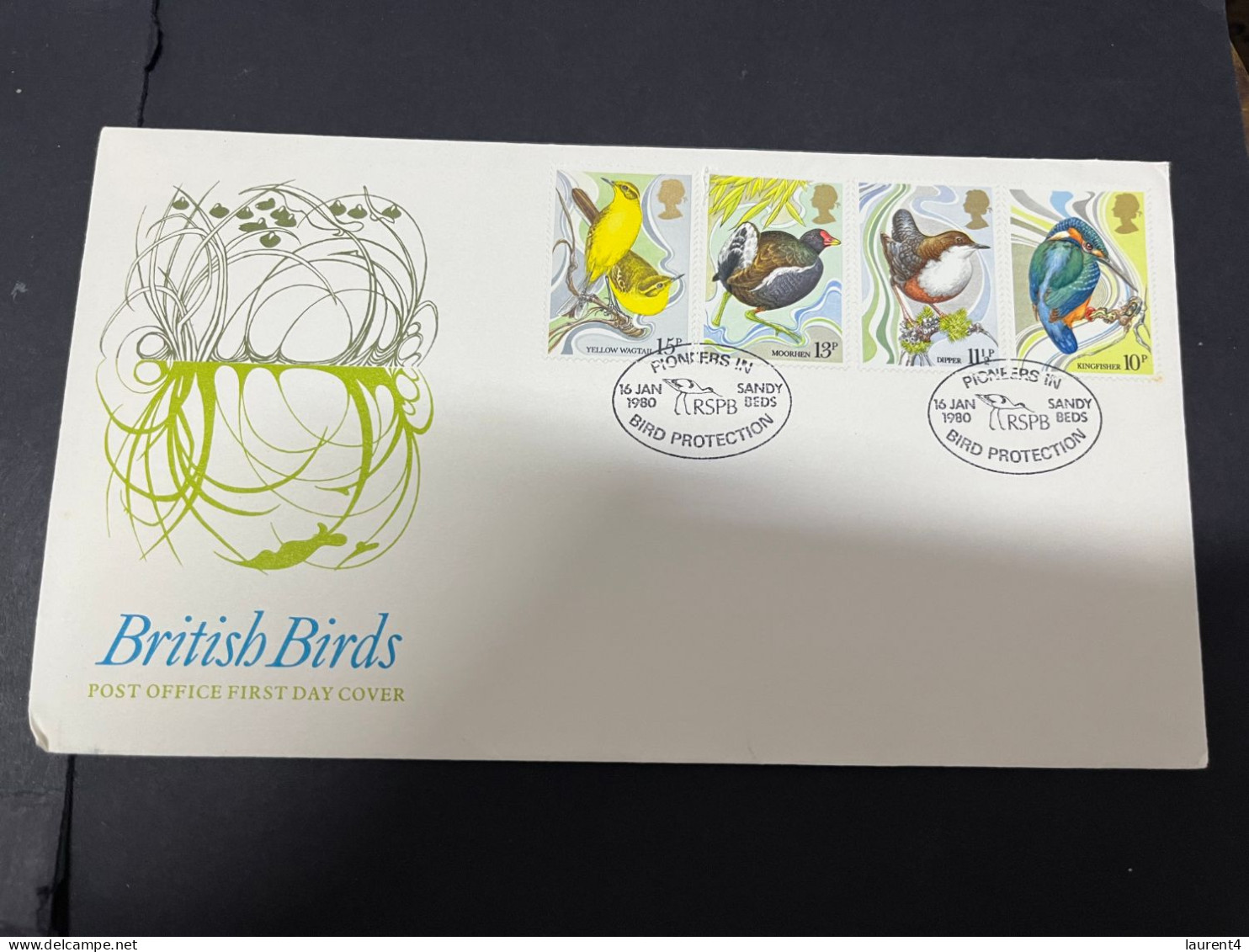 28-2-2024 (1 Y 29) UK FDC (with Insert) - 1980 - British Birds - 1971-1980 Dezimalausgaben