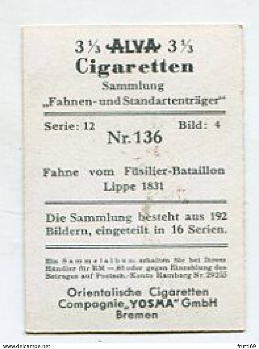 SB 03497 YOSMA - Bremen - Fahnen Und Standartenträger - Nr.136 Fahne Vom Füsilier-Bataillon Lippe 1831 - Other & Unclassified