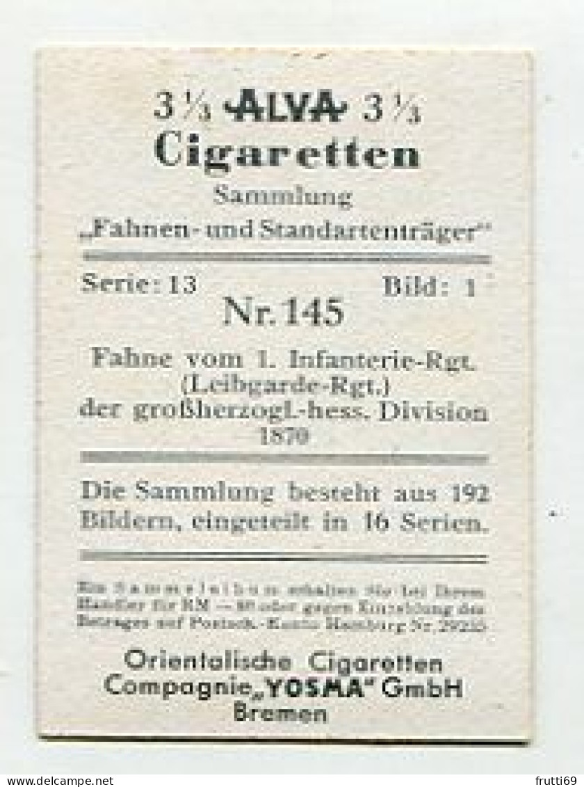 SB 03501 YOSMA - Bremen - Fahnen Und Standartenträger - Nr.145 Fahne Vom I. Infanterie-Rgt. ...der Großherzogl.hess. Div - Autres & Non Classés