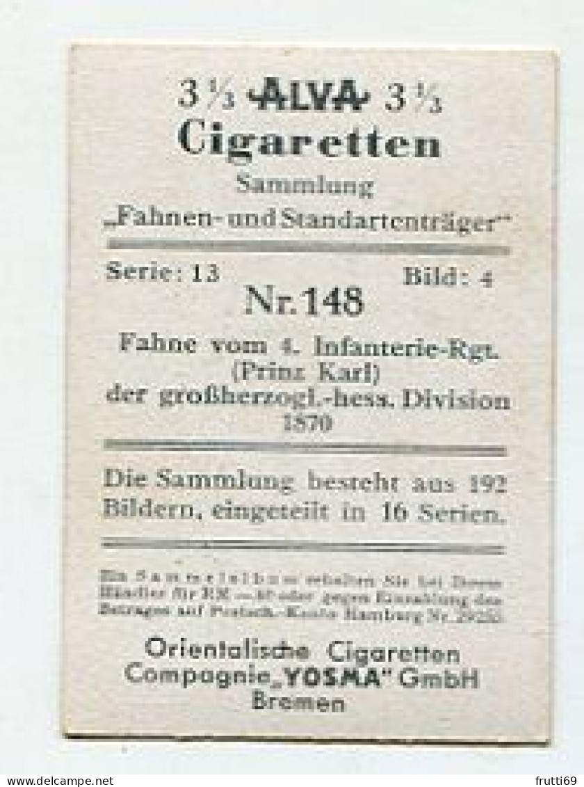 SB 03502 YOSMA - Bremen - Fahnen Und Standartenträger - Nr.148 Fahne Vom 4. Infanterie-Rgt. ... Großherzoglich-hess. Div - Autres & Non Classés