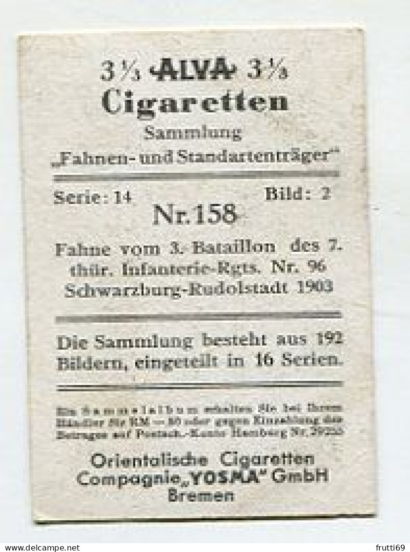 SB 03506 YOSMA - Bremen - Fahnen Und Standartenträger - Nr.158 Fahne Vom 3. Batl Des 7. Thür. Inf.-Rgts. Nr.96 Schwarzbu - Autres & Non Classés