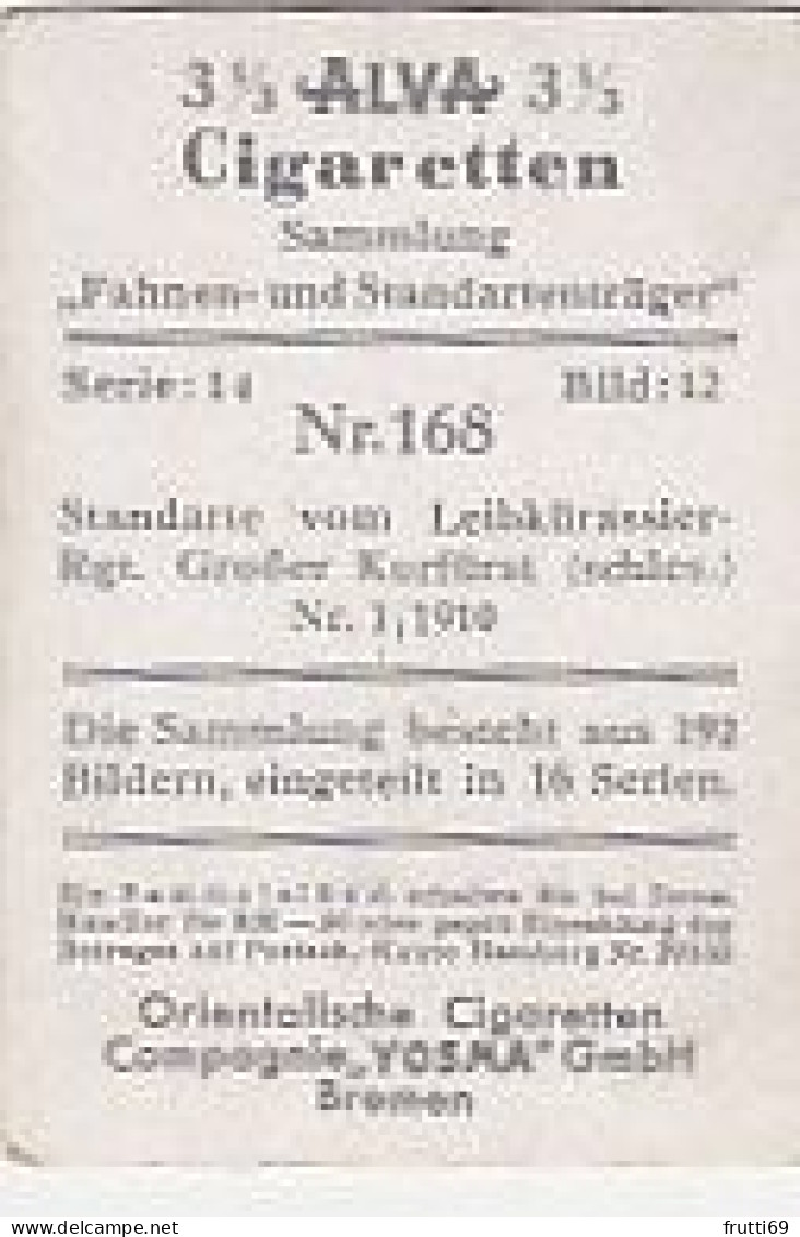 SB 03511 YOSMA - Bremen - Fahnen Und Standartenträger - Nr.168 Standarte Vom Leibkürassier-Rgt. ... (schles.) Nr1, 1910 - Other & Unclassified