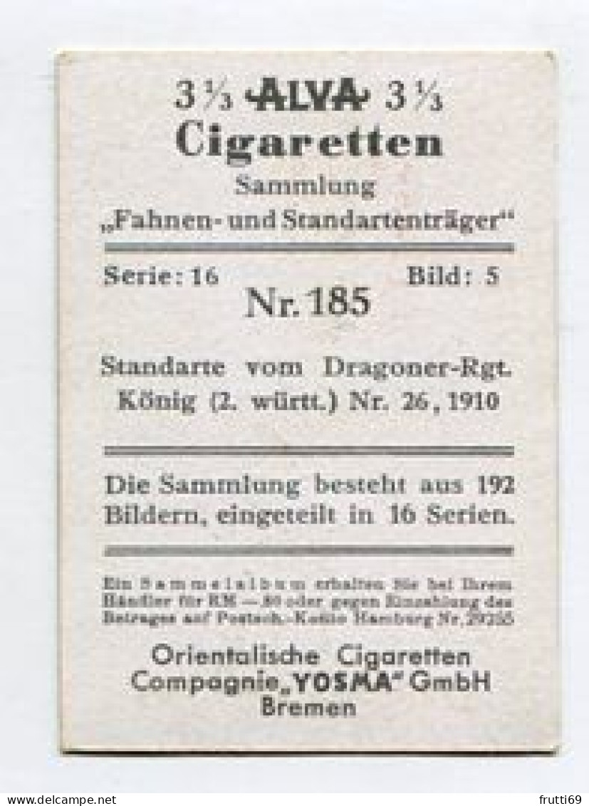 SB 03516 YOSMA - Bremen - Fahnen Und Standartenträger - Nr.185 Standarte Vom Dragoner-Regt. König (2. Württ.) Nr.26,1910 - Sonstige & Ohne Zuordnung