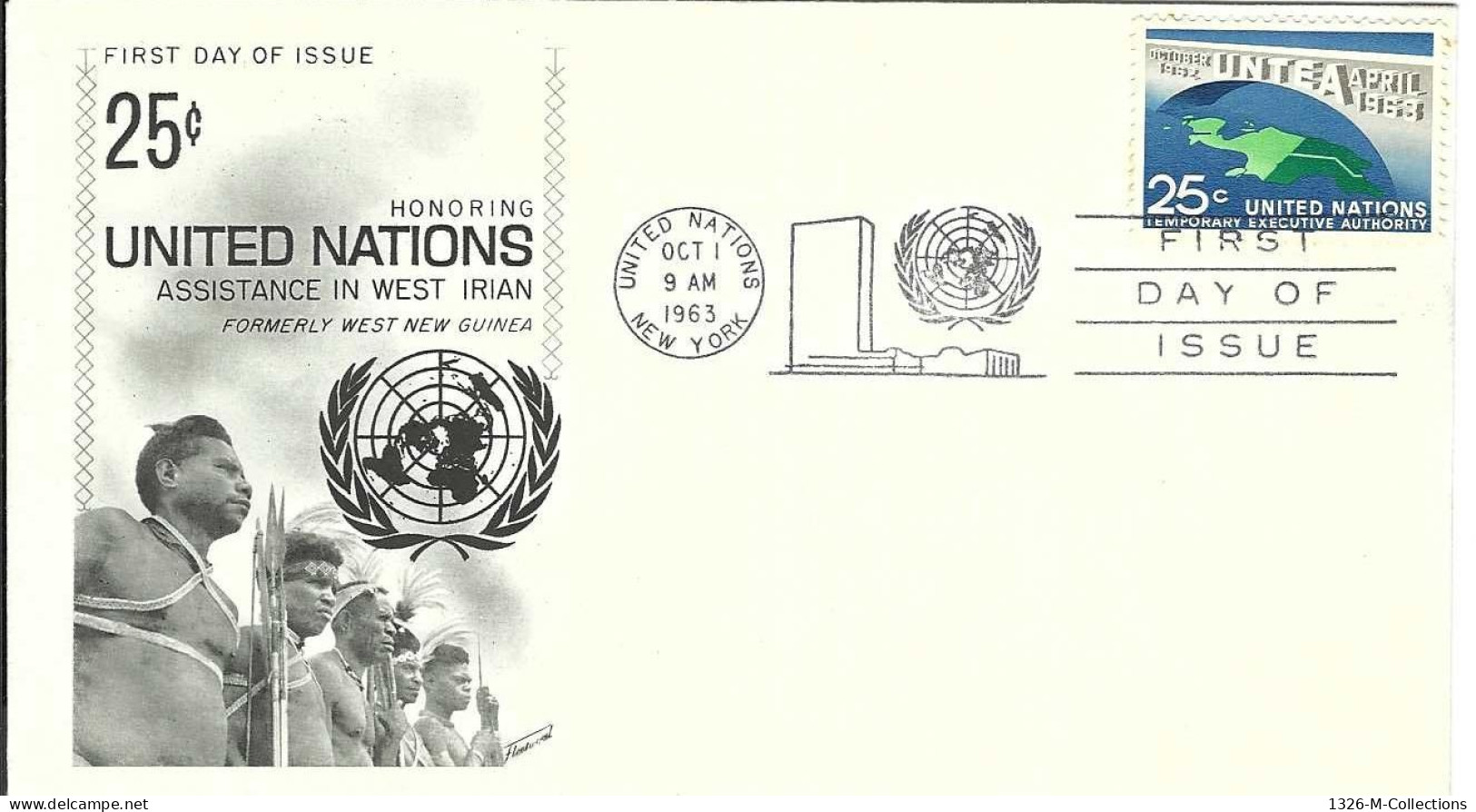 Envellope NATIONS UNIS 1e Jour N° 114 Y & T - Storia Postale