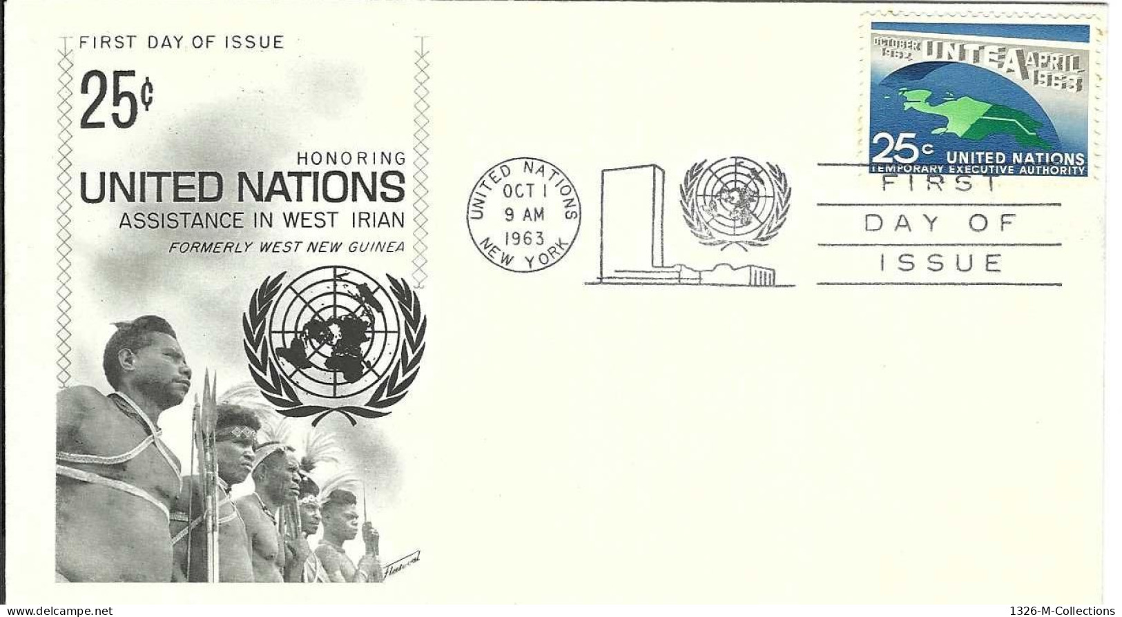 Envellope NATIONS UNIS 1e Jour N° 114 Y & T - Briefe U. Dokumente