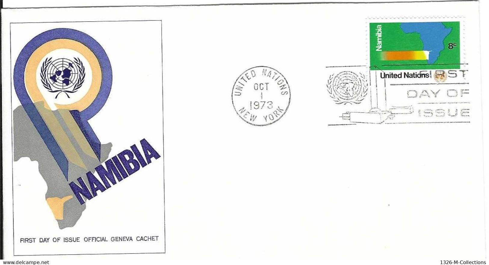 Envellope NATIONS UNIS 1e Jour N° 233 Y & T - Storia Postale