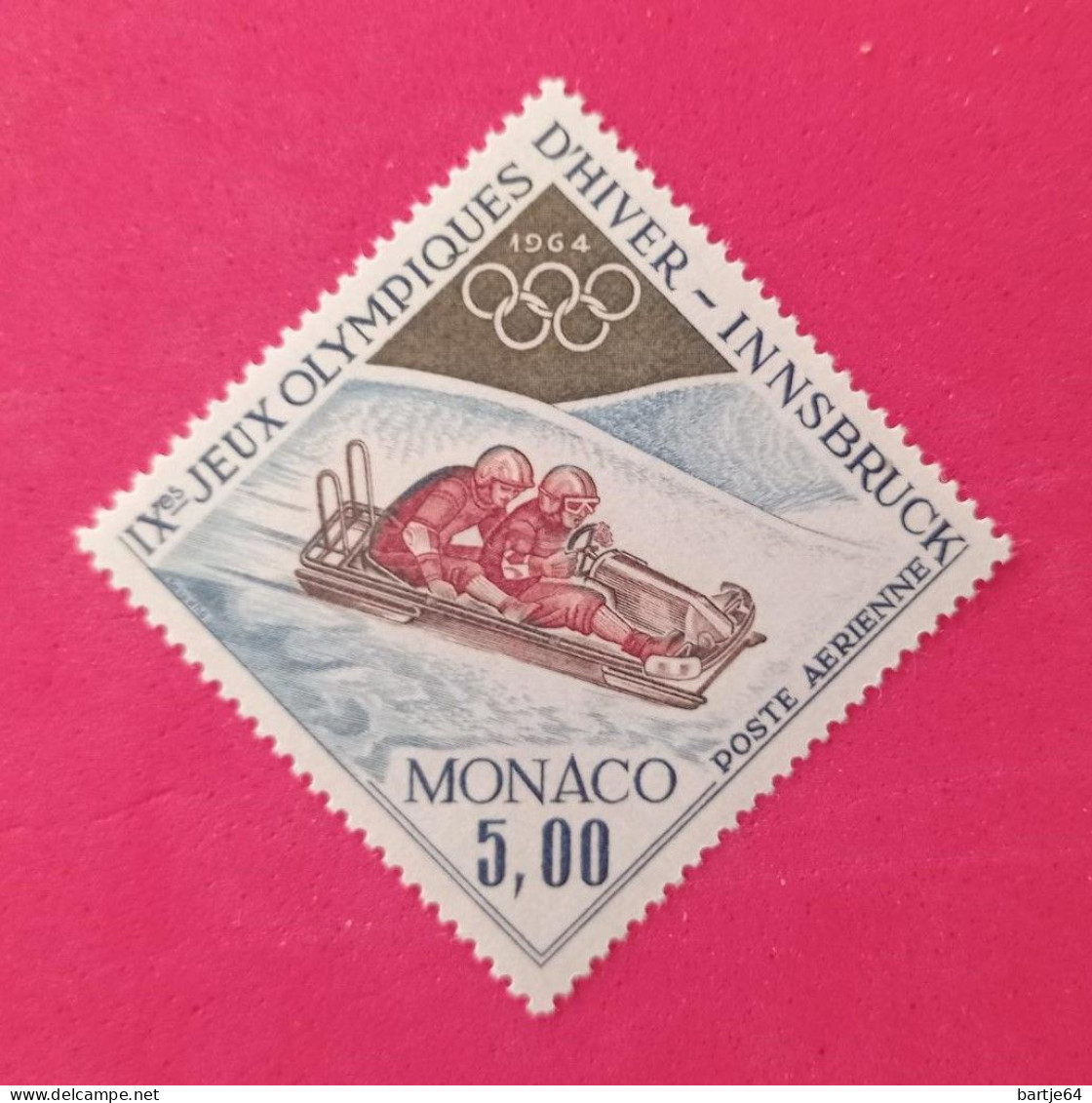 1964 Monaco - Stamp MNH - Hiver 1964: Innsbruck