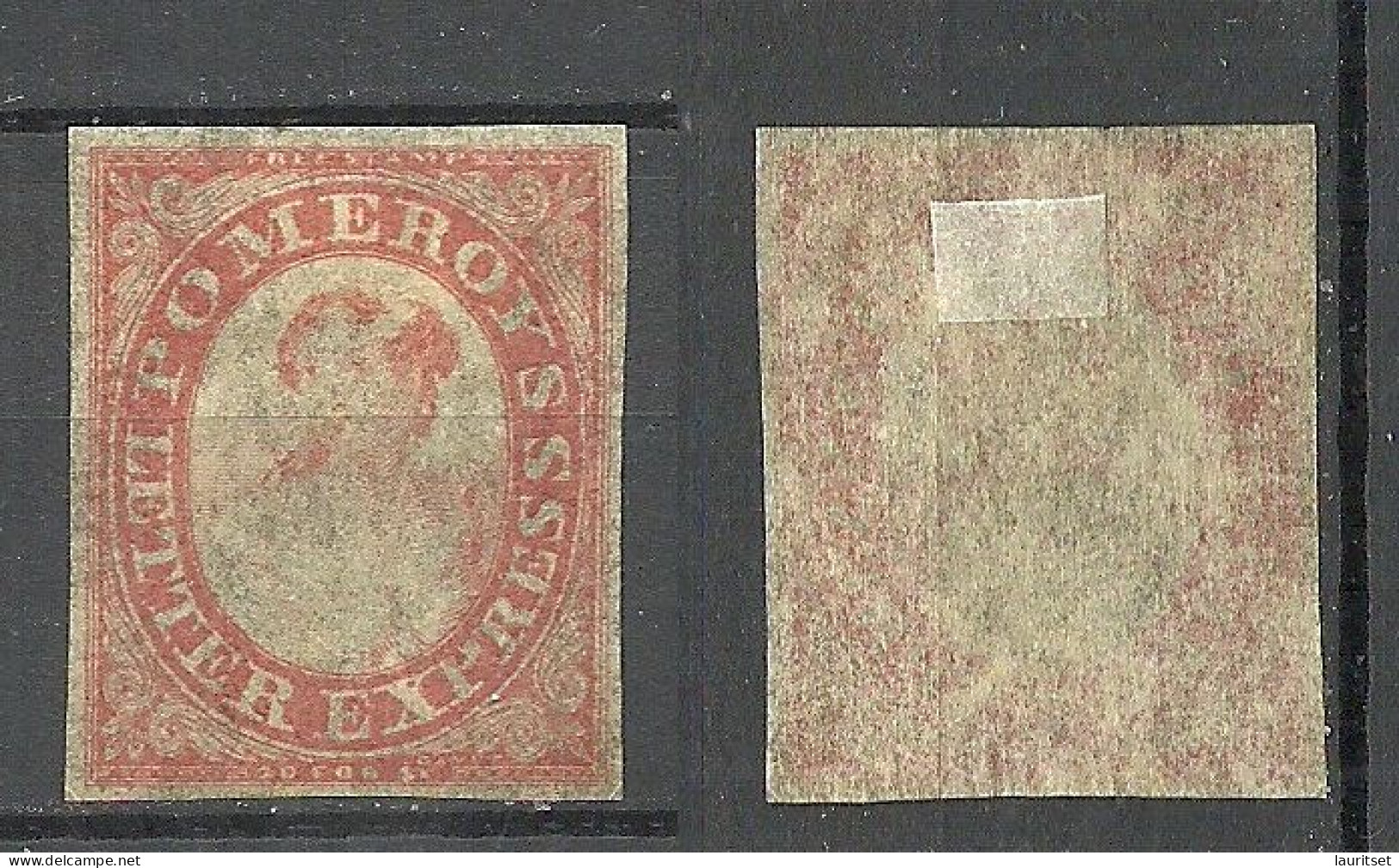 USA 1844 Local Post: Pomeroy's Letter Express 5c (*) - Lokalausgaben