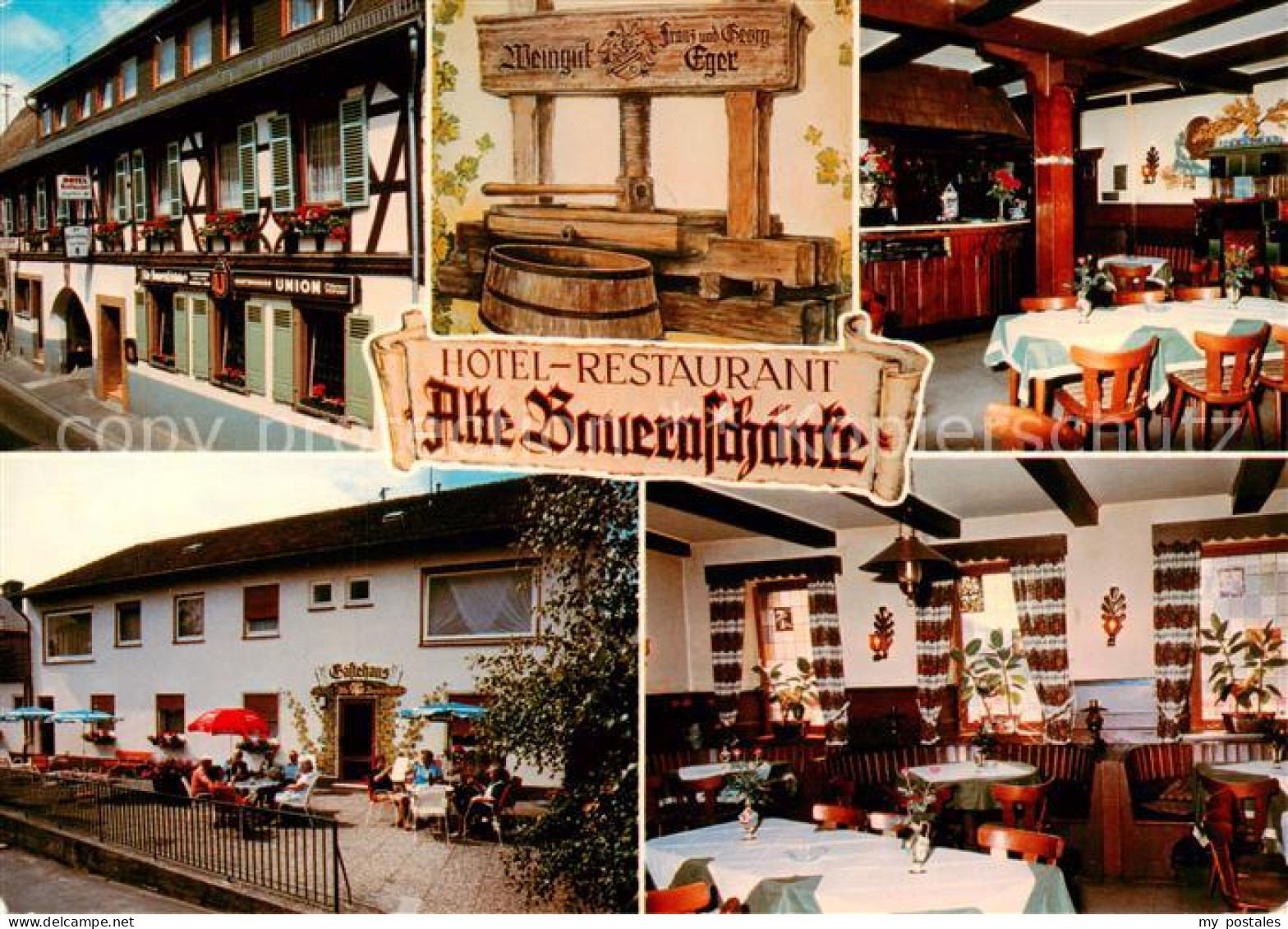 73845596 Oestrich-Winkel Hotel Restaurant Alte Bauernschaenke Gastraeume Oestric - Oestrich-Winkel