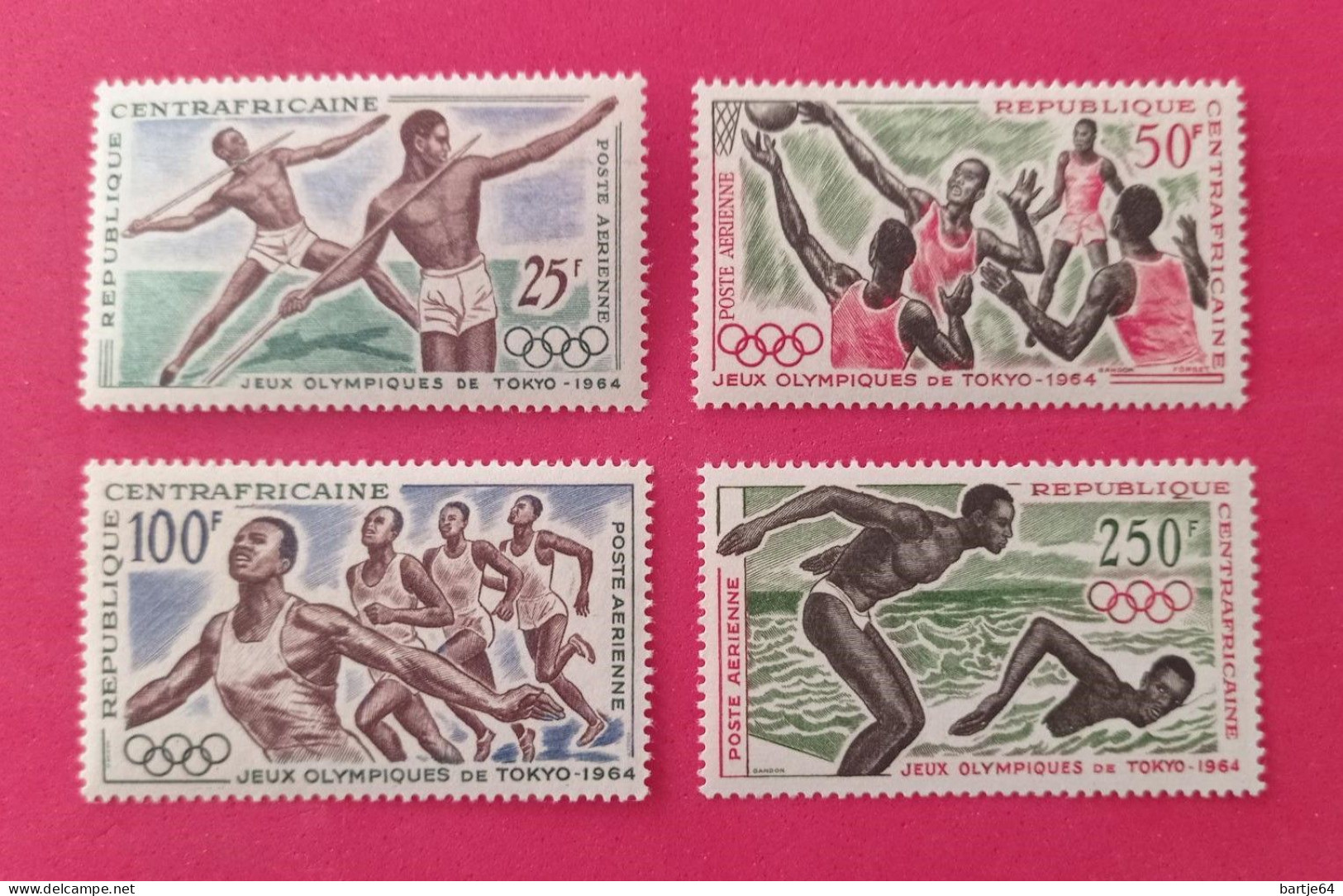 1964 Center Africa - Serie MNH - Zomer 1964: Tokyo