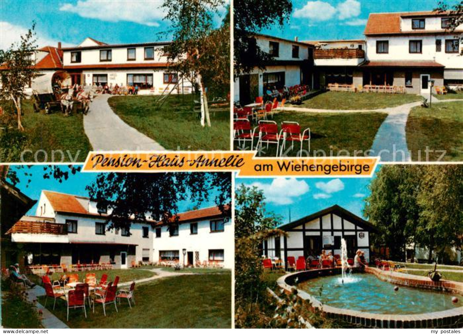 73812872 Preussisch-Oldendorf Pension Haus Annelie Garten Pool  - Getmold