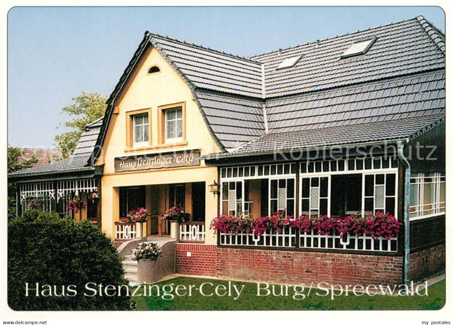 73718343 Burg Spreewald Haus Stenzinger-Cely Aussenansicht Burg Spreewald - Burg (Spreewald)