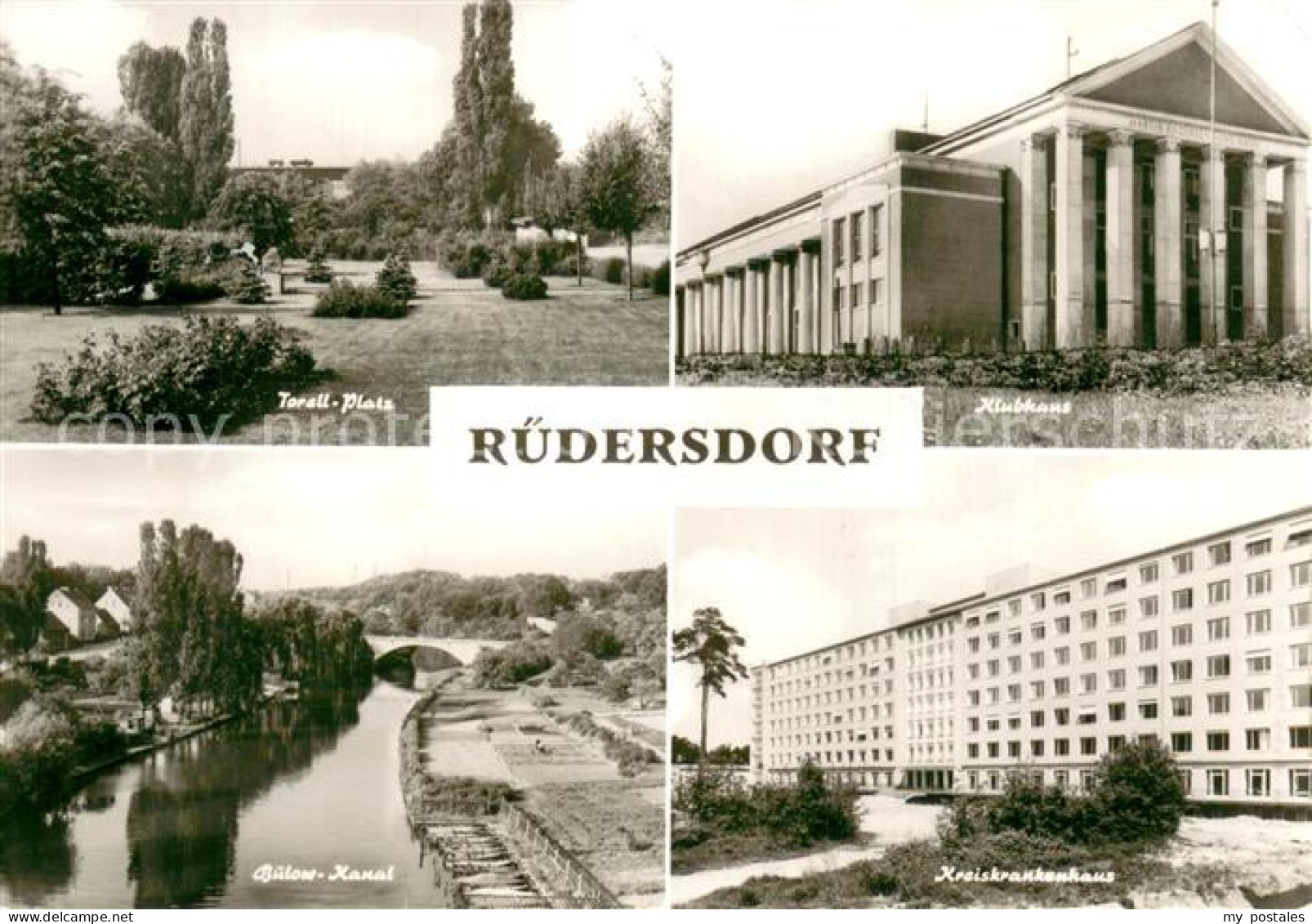 73718302 Ruedersdorf Berlin Torall-Platz Klubhaus Kreiskrankenhaus  Ruedersdorf  - Rüdersdorf