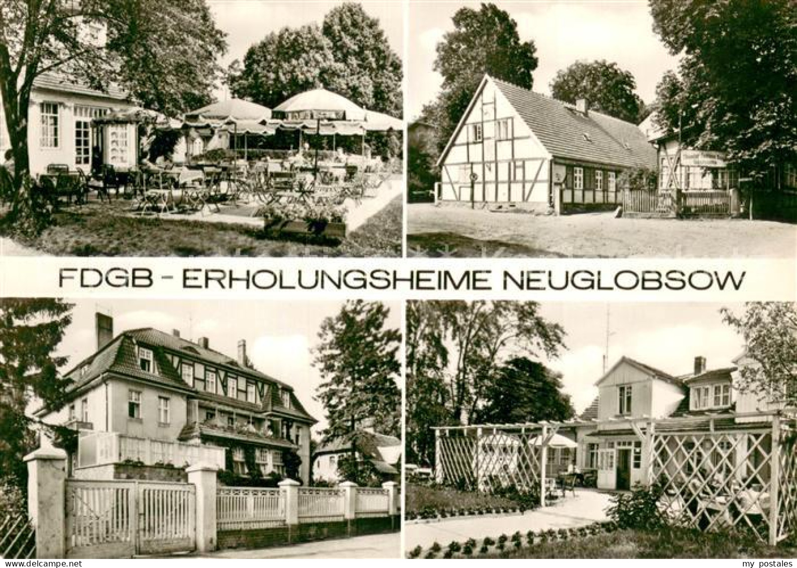 73718260 Neuglobsow FDGB-Erholungsheime Aussenansichten  Neuglobsow - Neuglobsow