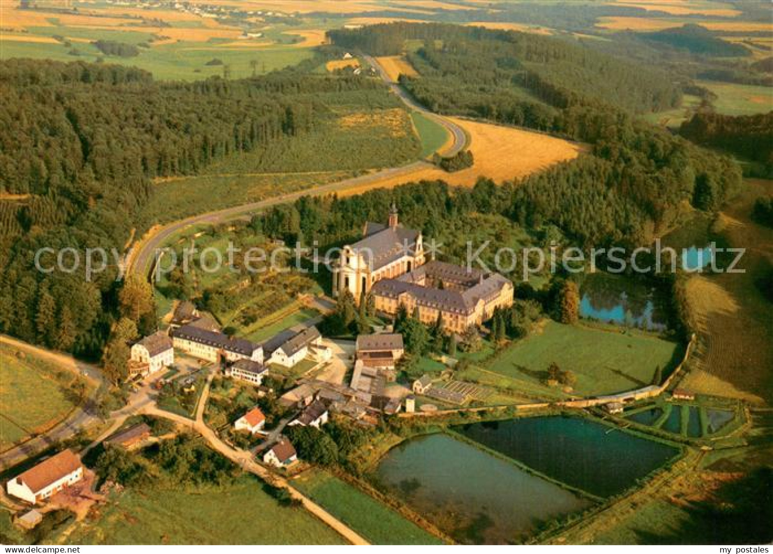 73718171 Manderscheid Eifel Abtei Himmerod Fliegeraufnahme Manderscheid Eifel - Manderscheid