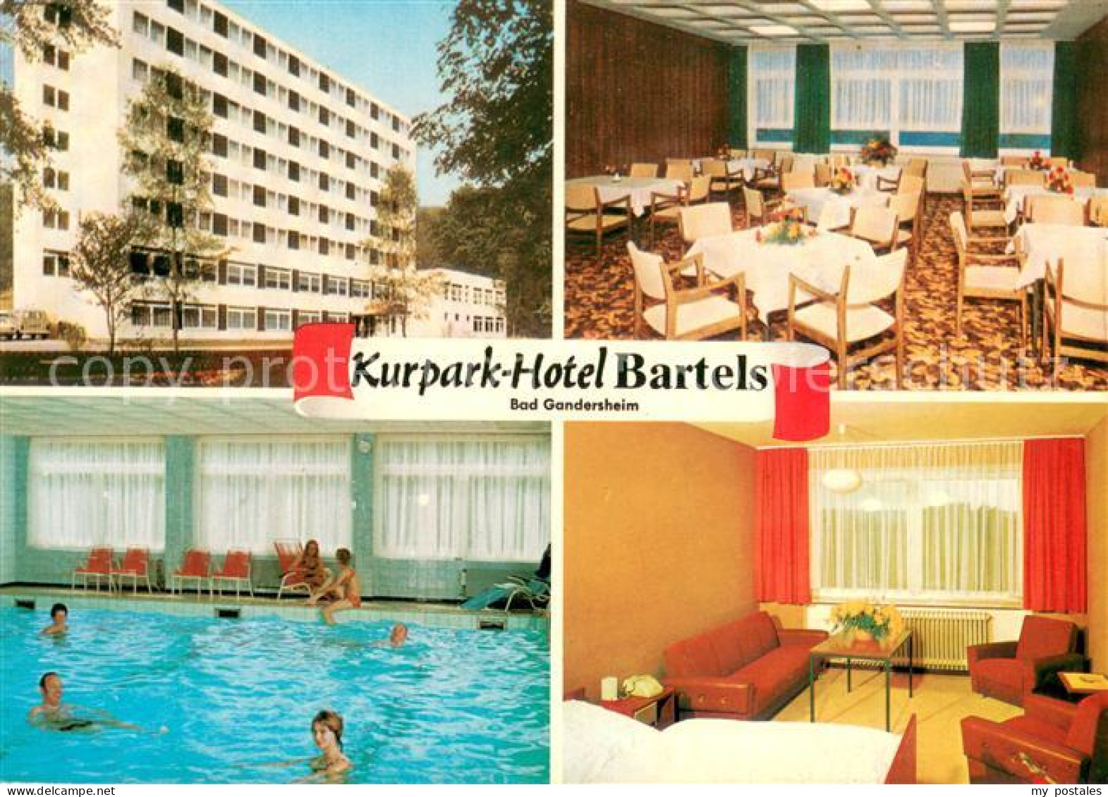 73718128 Bad Gandersheim Kurpark Hotel Bartels Speisesaal Hallenbad Zimmer Bad G - Bad Gandersheim