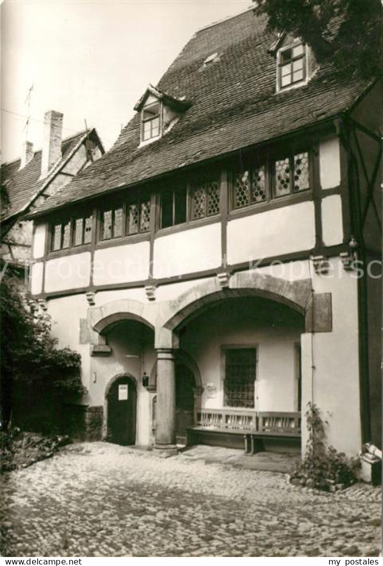 73038471 Eisleben Luthers Geburtshaus Hofseite Eisleben - Eisleben