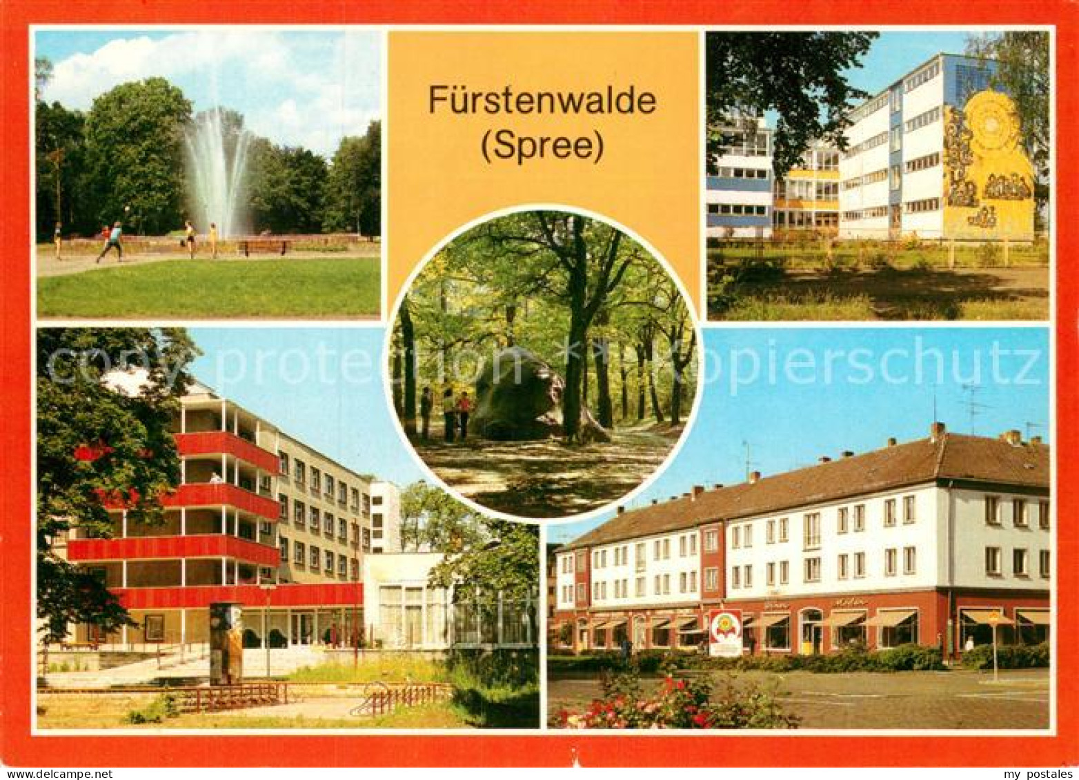 73029681 Fuerstenwalde Spree Polytechnische Oberschule Hermann Matern Pflegeheim - Fuerstenwalde