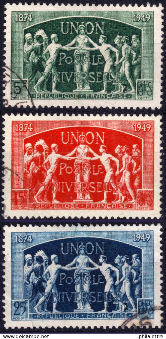 FRANCE - 1949 Yv.850/1 75è Anniversaire De L'UPU - Oblitérés Superbes - Gebruikt