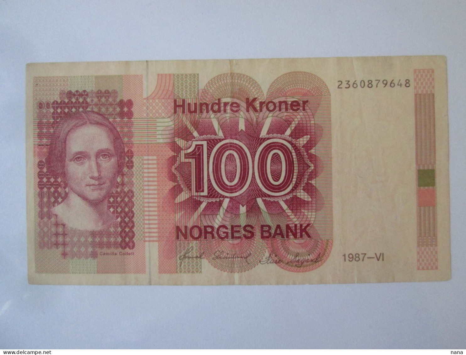 Norway 100 Kroner 1987,see Pictures - Norwegen