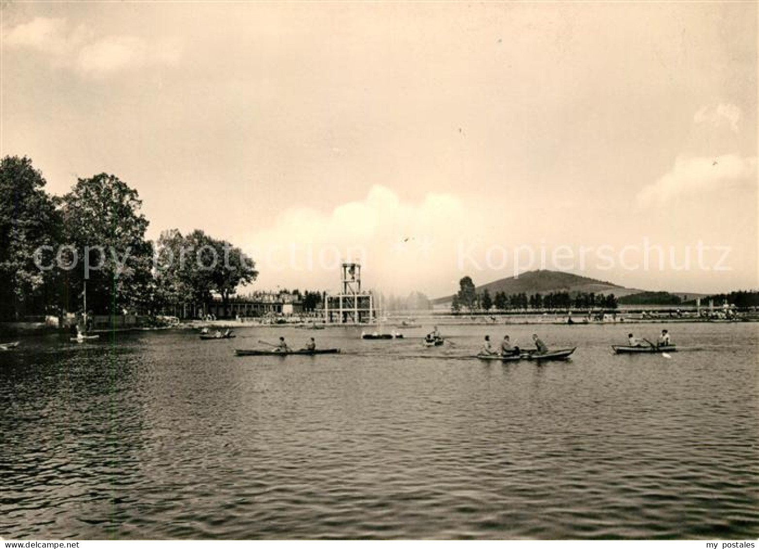 73027319 Grossschoenau Sachsen Groesste Freibad Der DDR Sprungturm Grossschoenau - Grossschoenau (Sachsen)