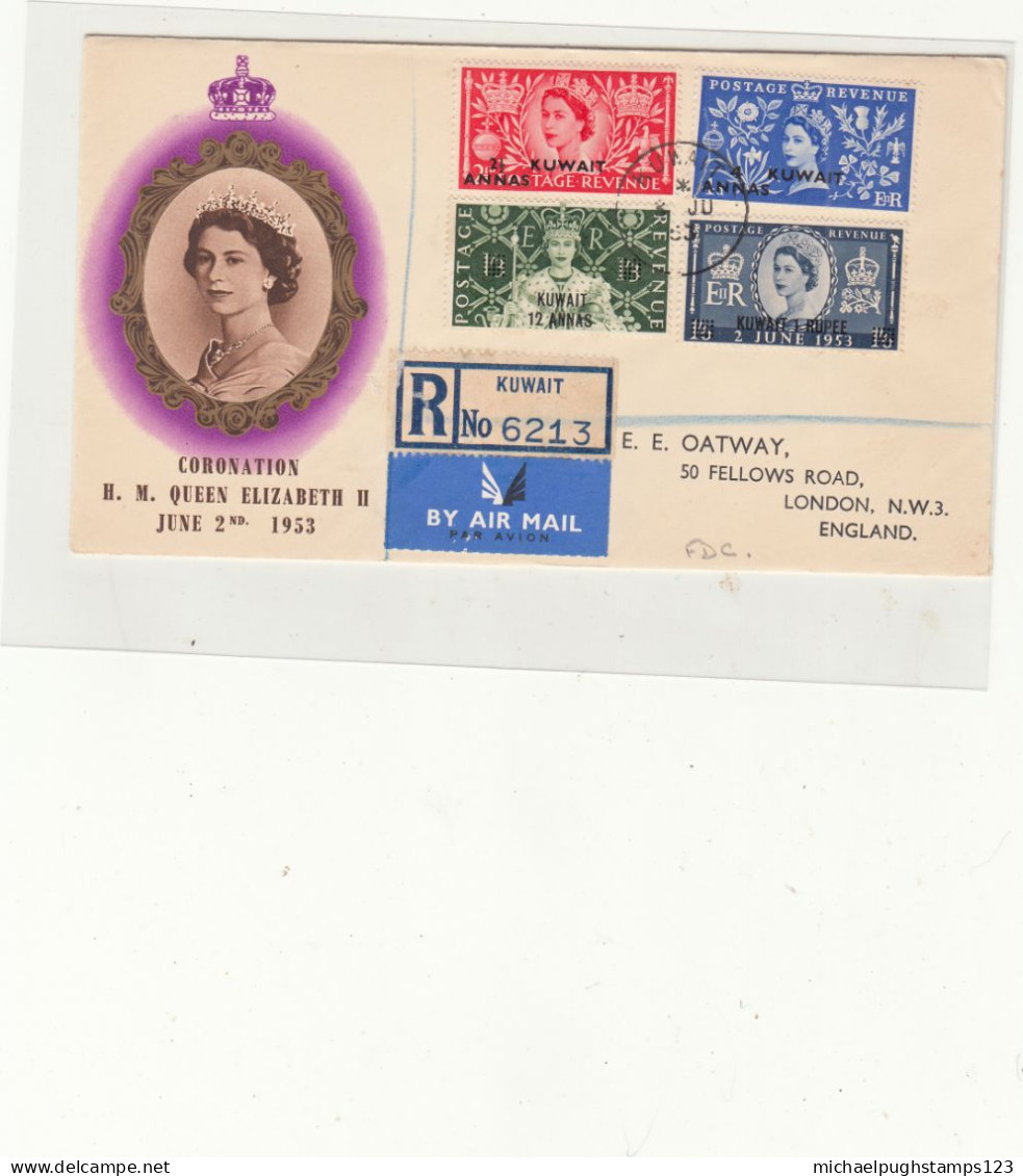 Kuwait / 1953 Coronation / Airmail - Kuwait