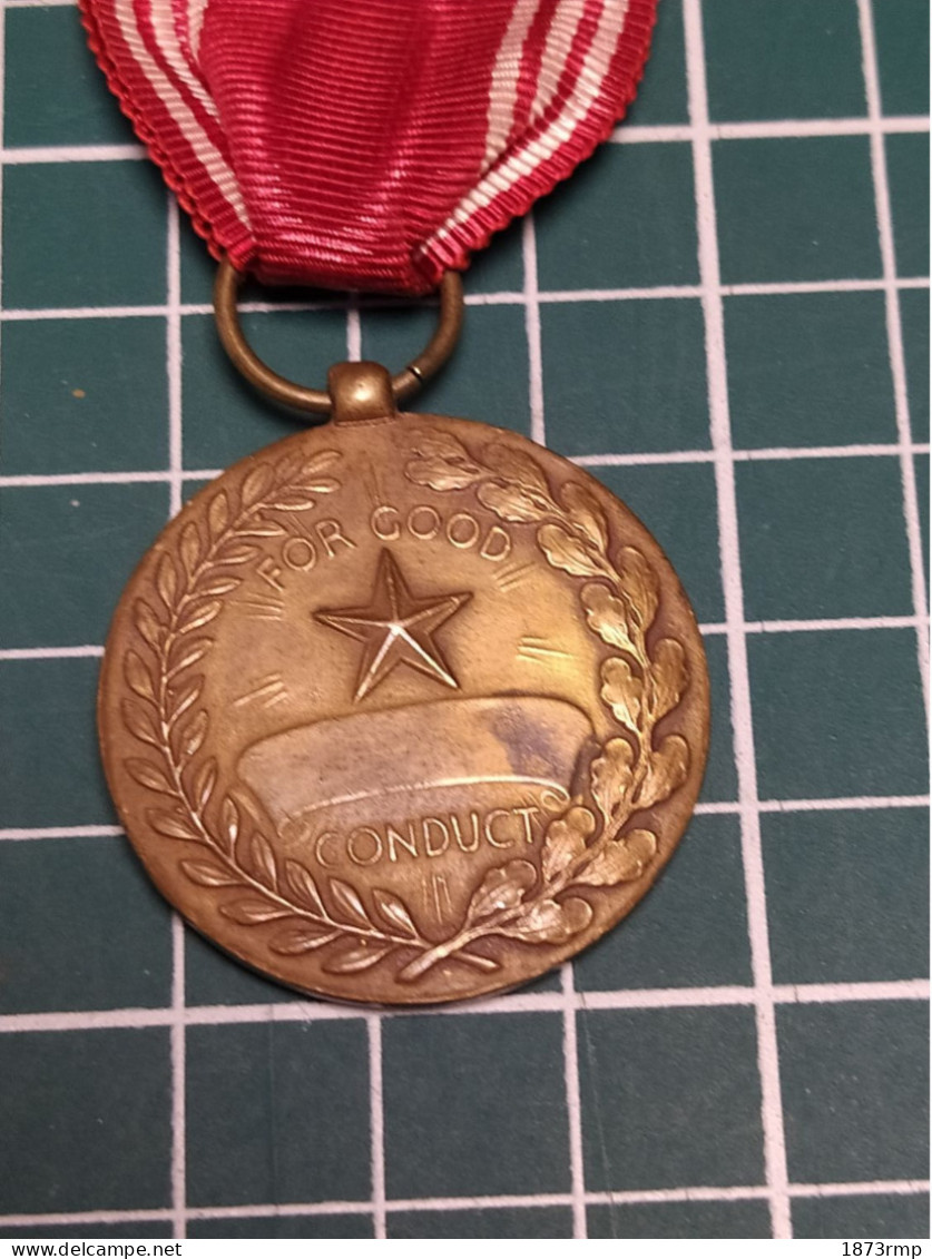 MEDAILLE USA, GOOD CONDUIT, MEDAILLE DE BONNE CONDUITE DURANT 3 ANS DE SERVICES AUX ARMEES - Etats-Unis