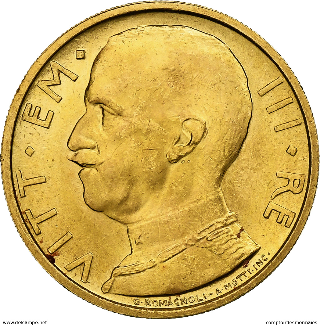 Italie, Vittorio Emanuele III, 50 Lire, 1931, Rome, Or, SUP+, KM:71 - 1900-1946 : Victor Emmanuel III & Umberto II