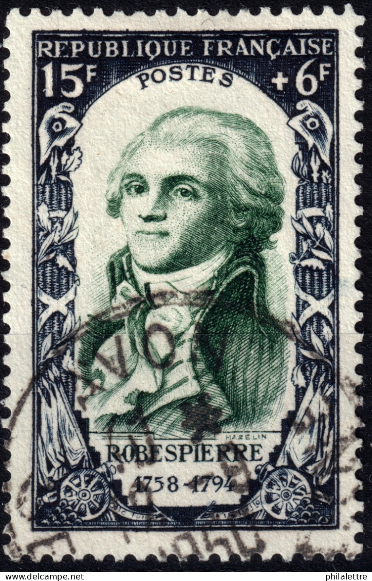 FRANCE - 1950 Yv.871 15fr+6fr Robespierre - Oblitéré TB - Usati
