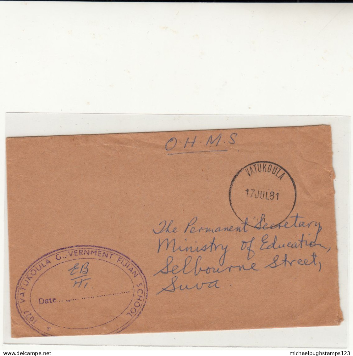 Fiji / Postmarks / Official Mail - Fiji (1970-...)