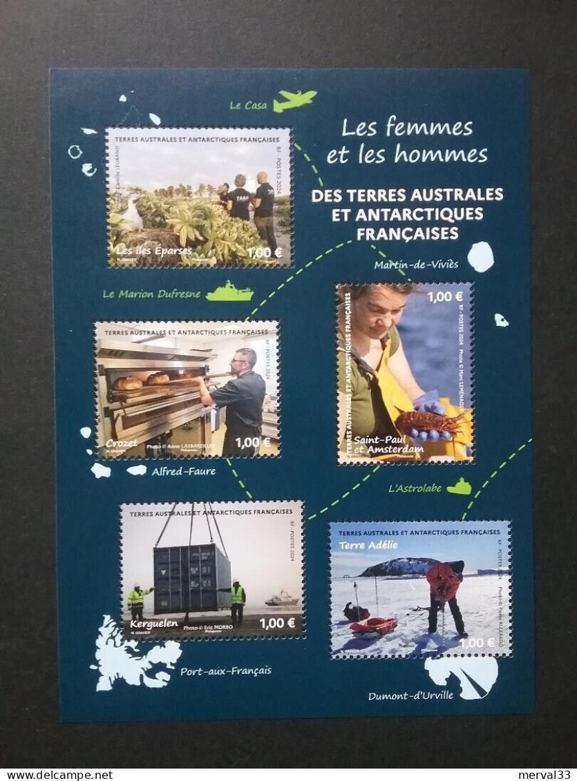 TAAF 2024** - Les Femmes Et Les Hommes - Unused Stamps