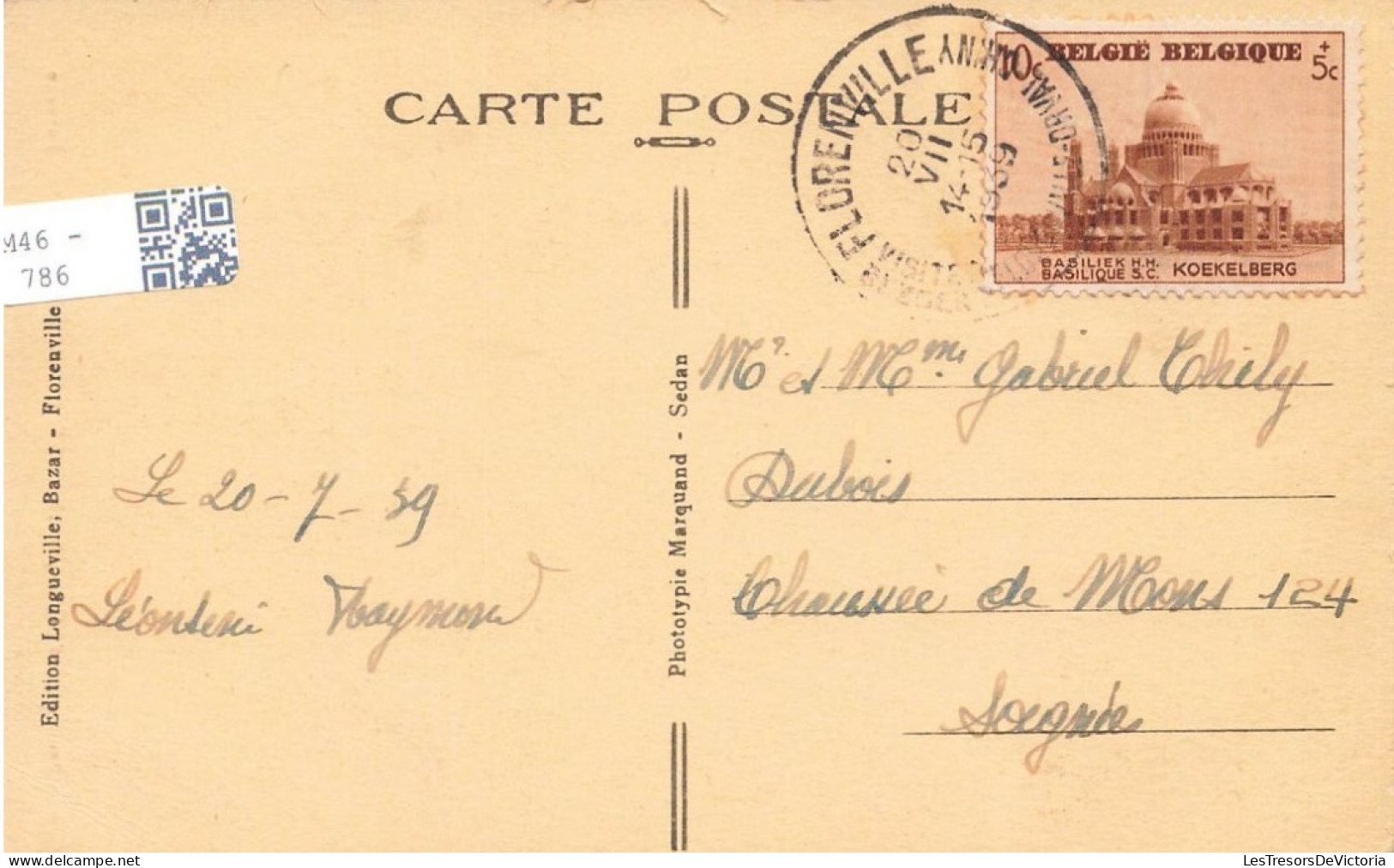 BELGIQUE - Sentier Du T CB - Sainte Cécile Herbeumont - Vue Générale Du Paysage  - Carte Postale Ancienne - Virton