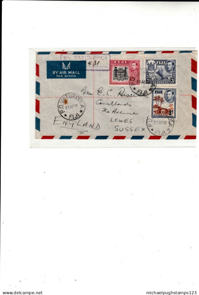 Fiji / Airmail / Postmarks - Fiji (1970-...)