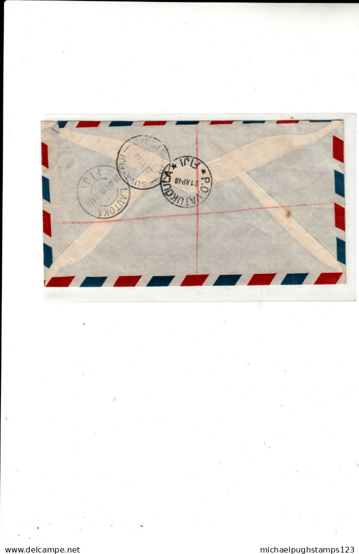 Fiji / Airmail / Postmarks - Fiji (1970-...)