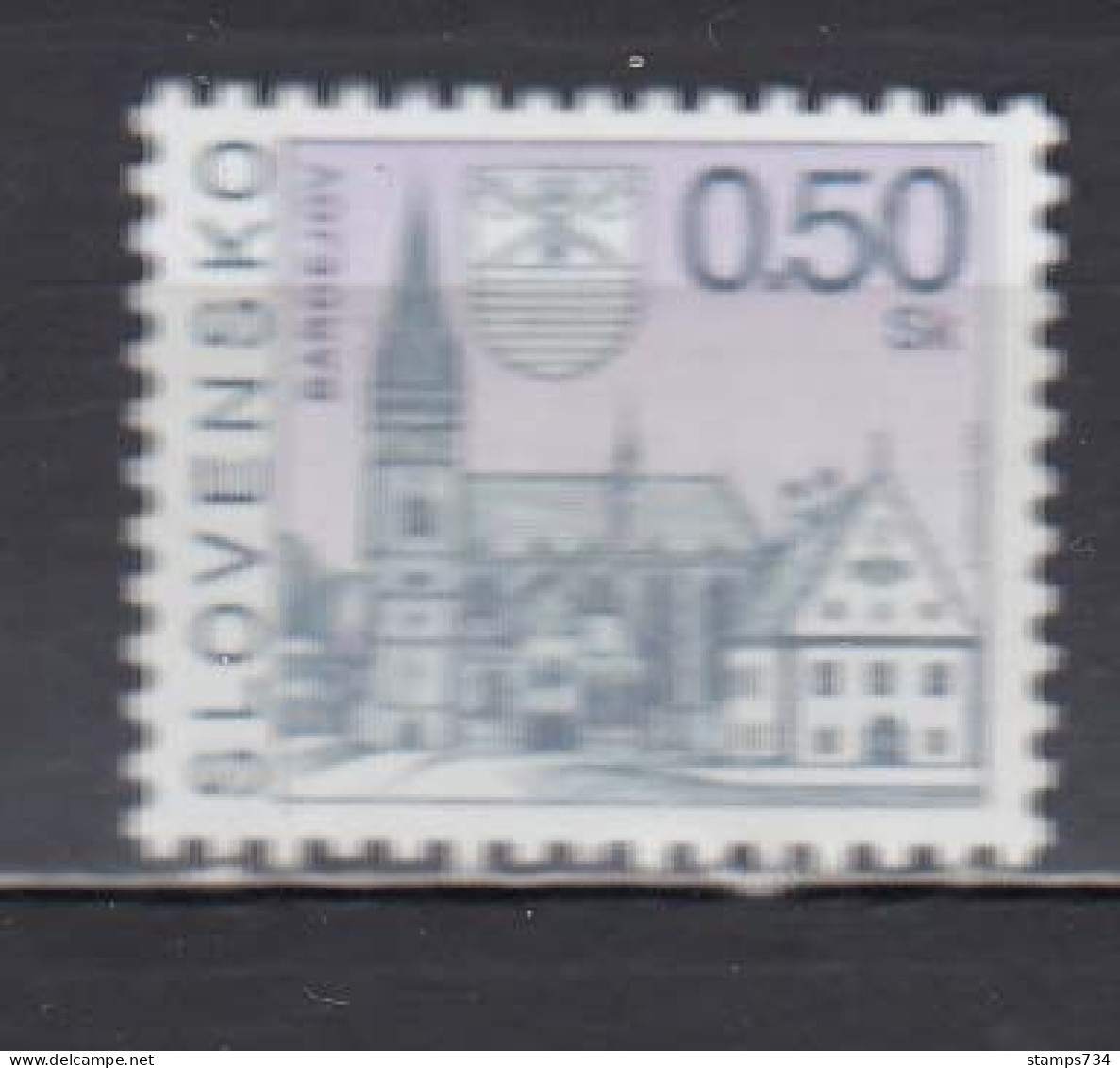Slovakia 2000 - Regular Stamp: City Bardejov, Mi-Nr. 363, MNH** - Neufs