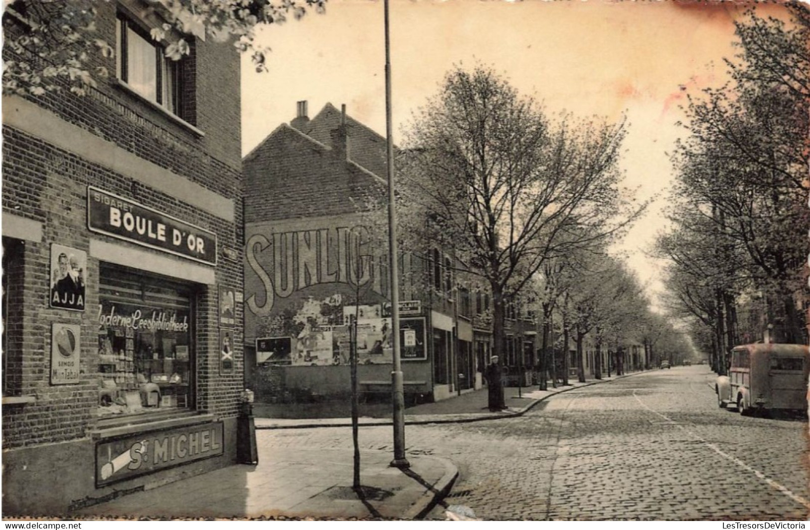 BELGIQUE - Hemiskem - Heuvelstraat - Vue Générale D'une Rue - Carte Postale Ancienne - Andere & Zonder Classificatie