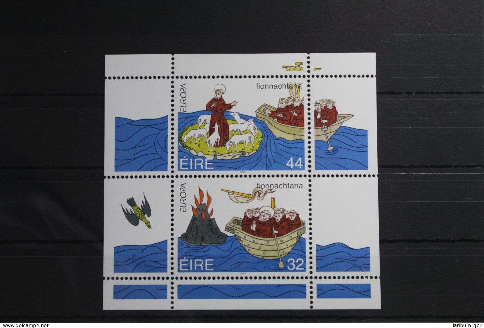 Irland Block 12 Mit 855-856 Postfrisch #VI695 - Altri & Non Classificati