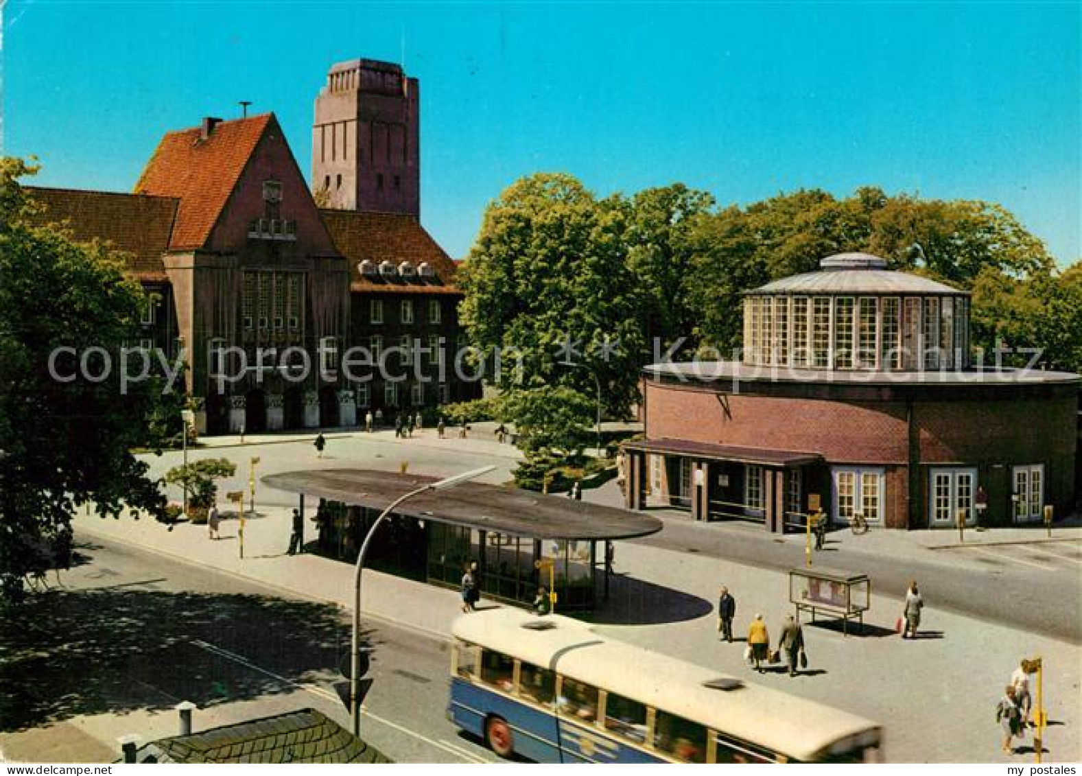 73026241 Delmenhorst Markt Rathaus Markthalle  Delmenhorst - Delmenhorst