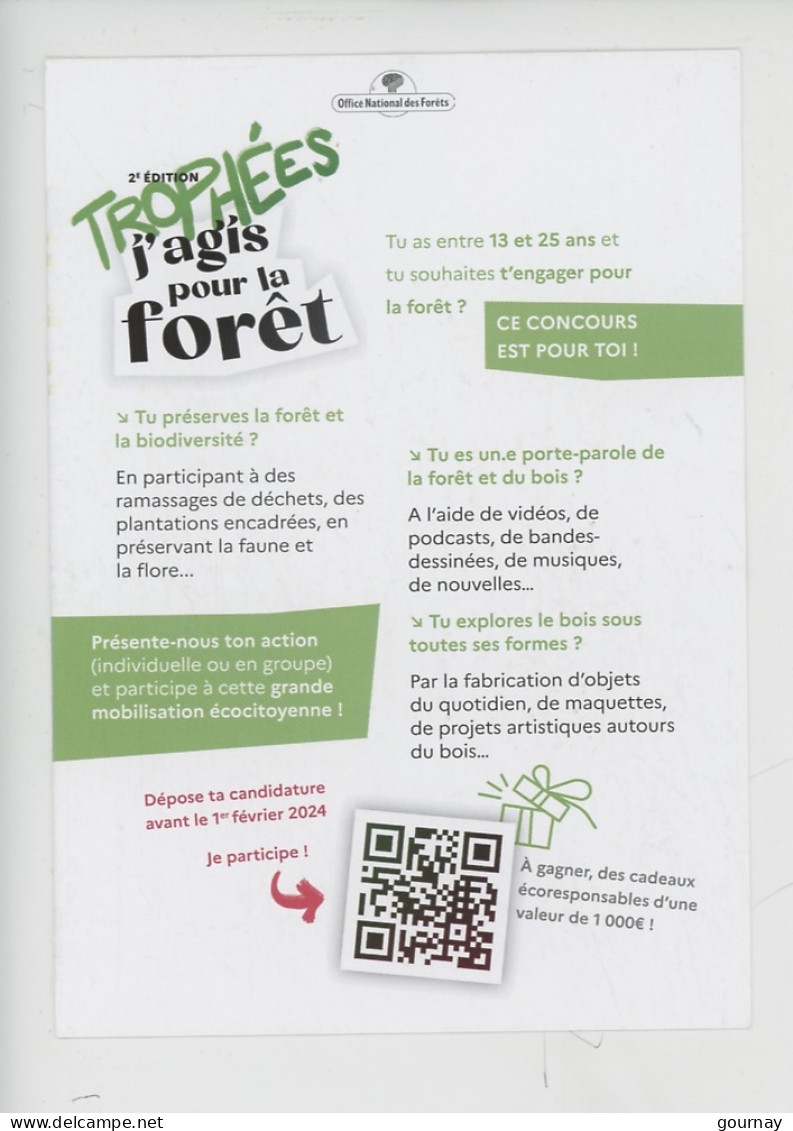 ONF 2024 Office National Des Forêts "trophée J'agis Pour La Forêt" Préserves Forêt Et Biodiversité..mégaphone Porte-voix - Alberi