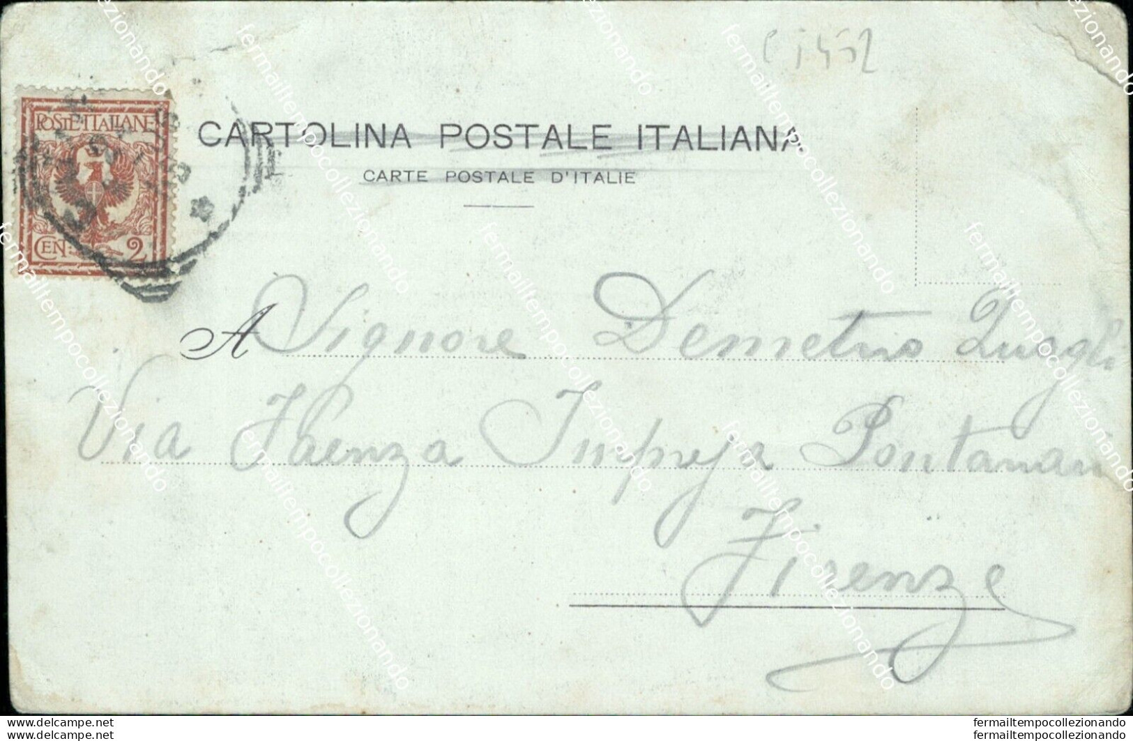 Ci452 Cartolina Un Saluto Da Catanzaro Citta' Corso Vittorio Emanuele - Catanzaro