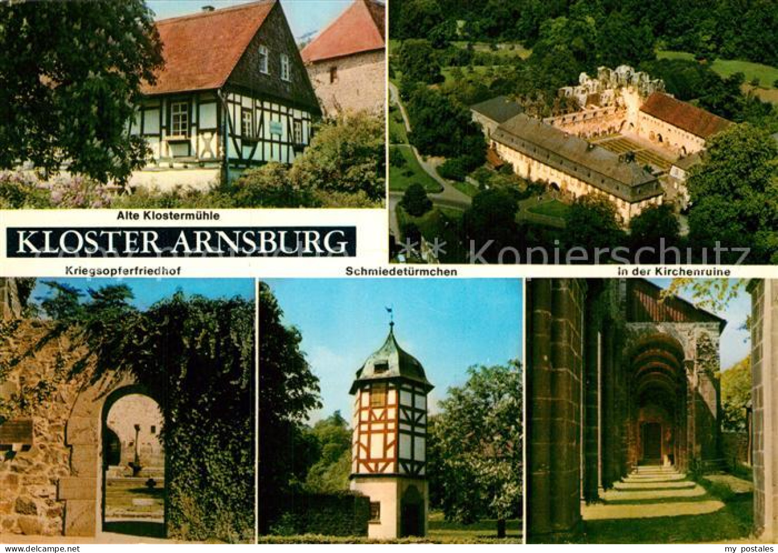 73021336 Lich Hessen Kloster Arnsburg Kriegsopferfriedhof Schmiedetuermchen Lich - Lich