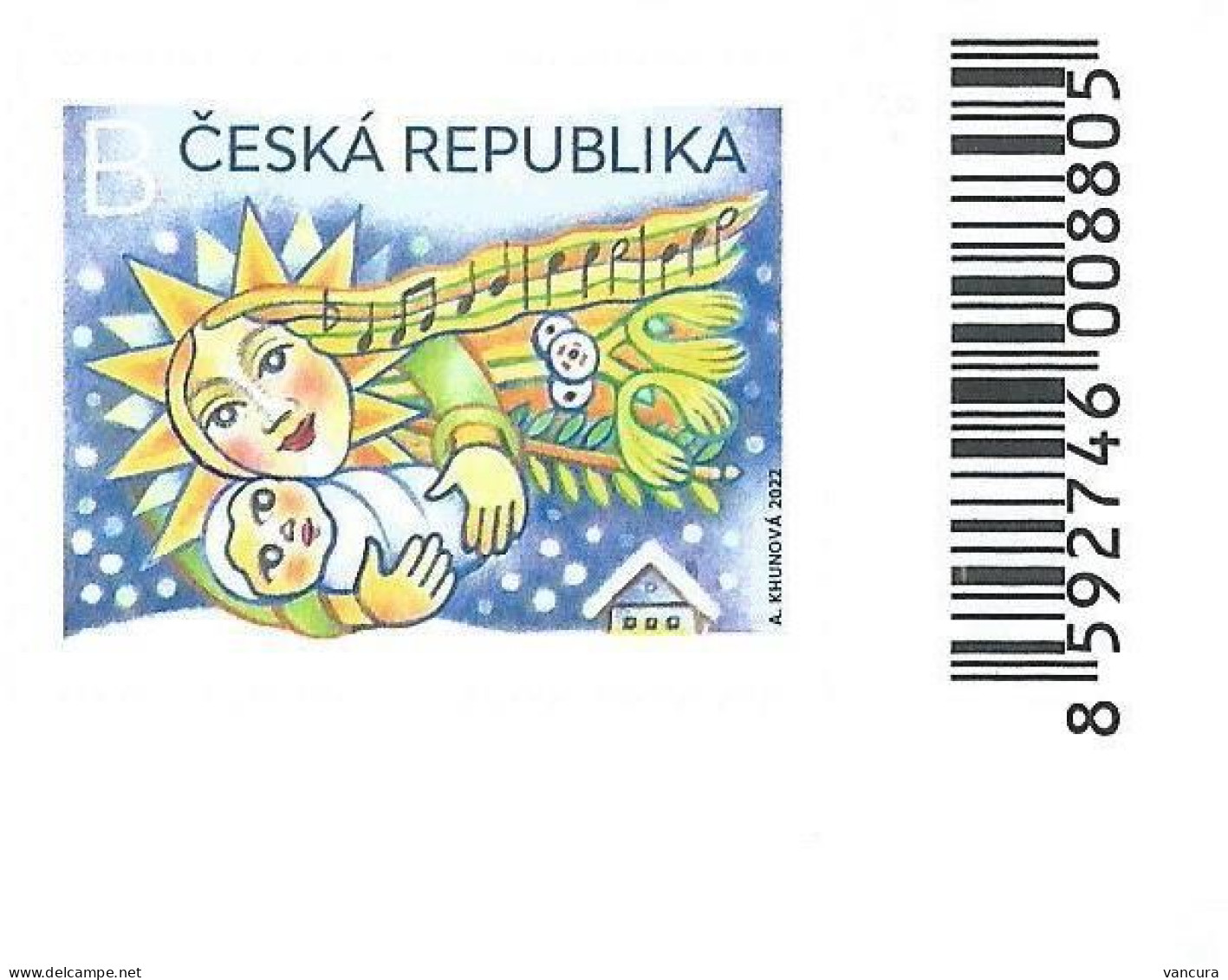 1184 Czech Republic Christmas 2022 - Ungebraucht