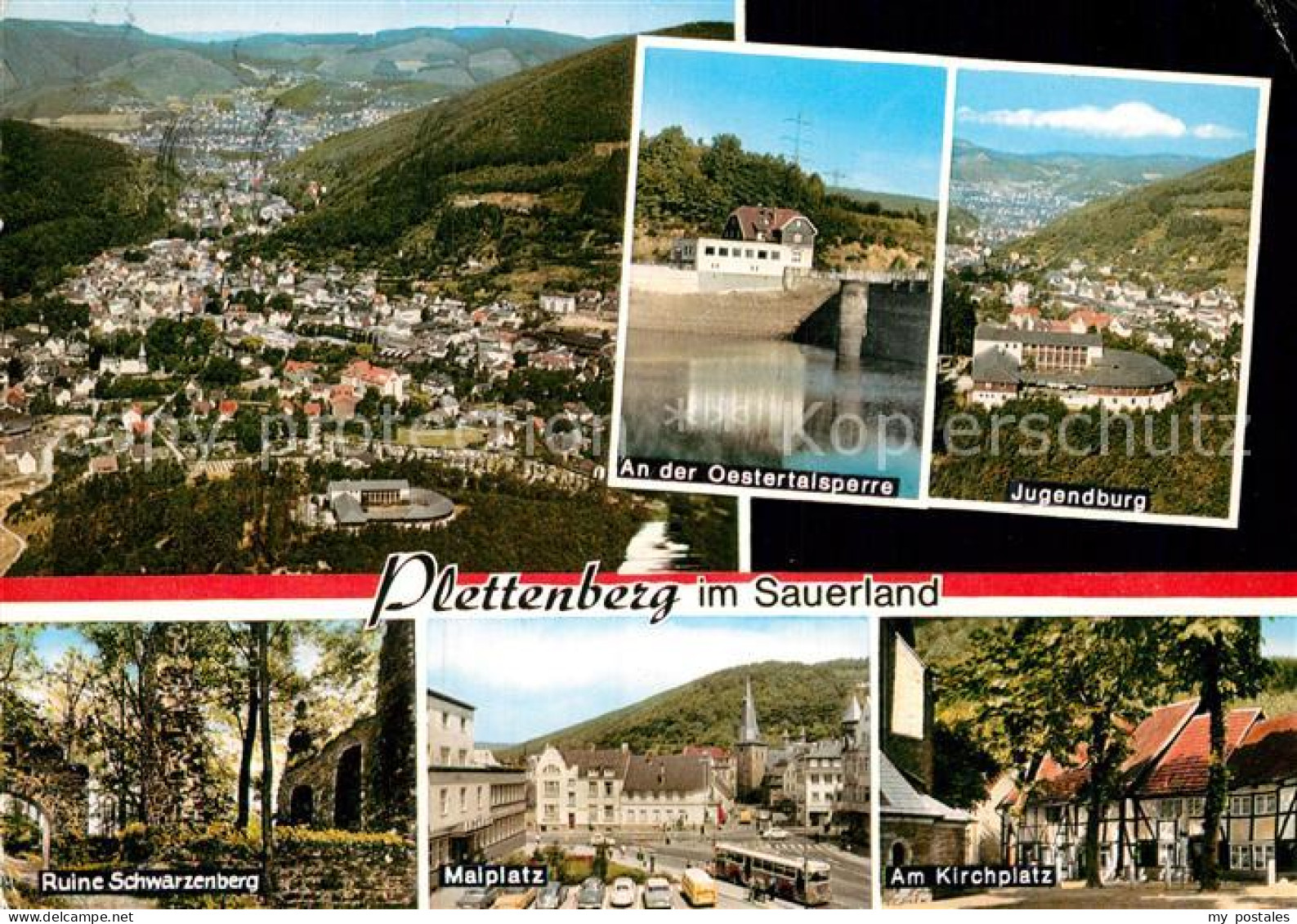 73019478 Plettenberg Marktplatz Ruine Schwarzenberg Kirchplatz Plettenberg - Plettenberg