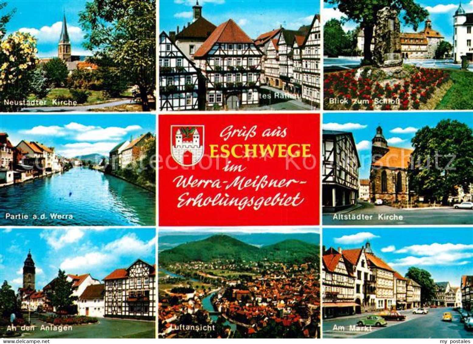 73019415 Eschwege Schloss Markt Neustaedter Kirche Rathaus Eschwege - Eschwege