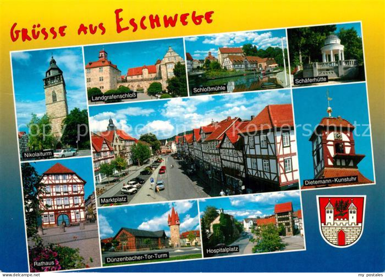 73019411 Eschwege Marktplatz Nikolaiturm Rathaus Eschwege - Eschwege